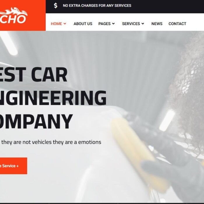 Decho – Template Kit Elementor pour mécanicien de réparation automobile